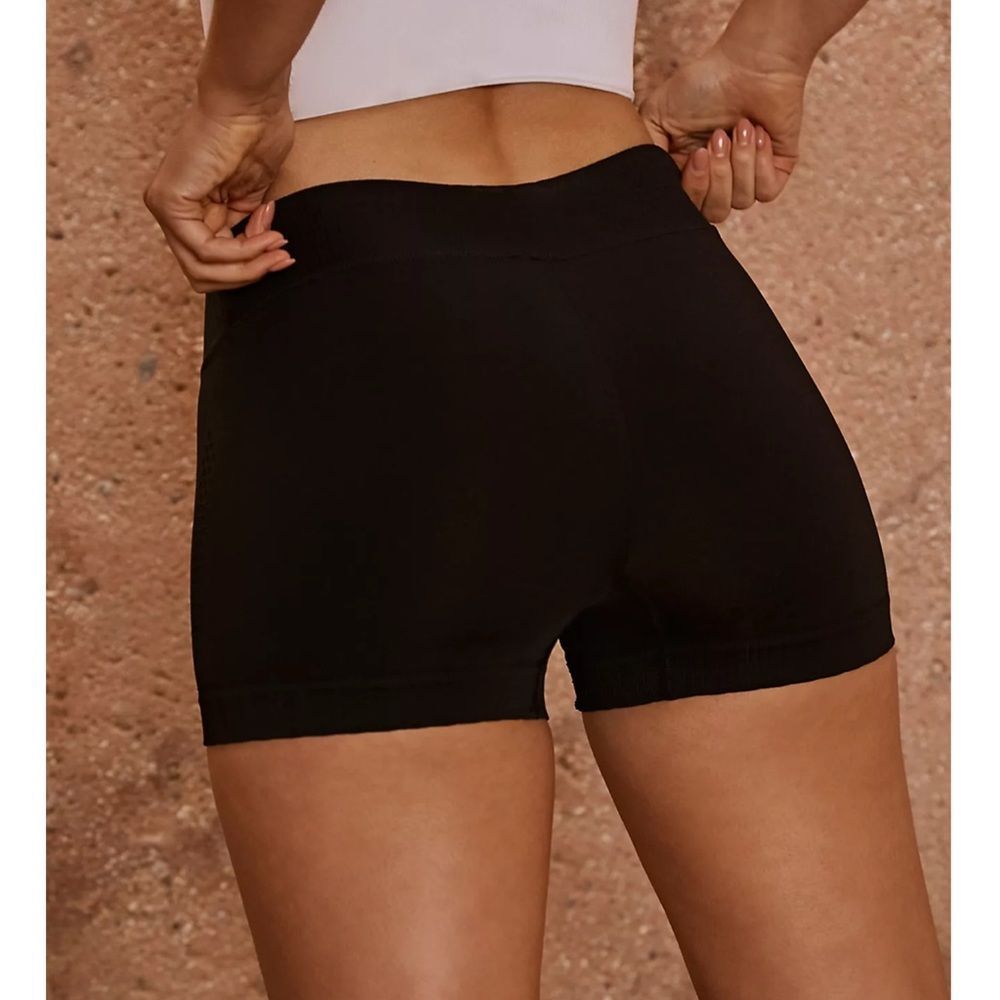 FREE PEOPLE | NWOT Good Karma Micro Shorts in Black * - Picture 1 of 5
